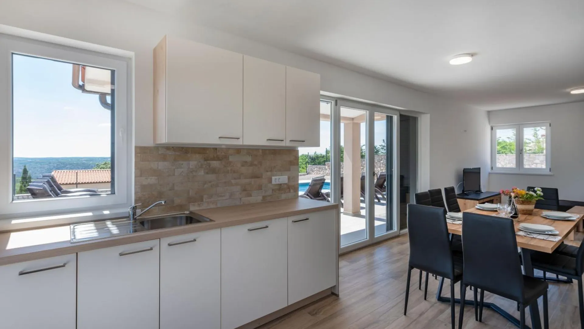 Villa Ema, A Beautiful Villa With A Wonderful View Of The Sea Stanisovi 克罗地亚
