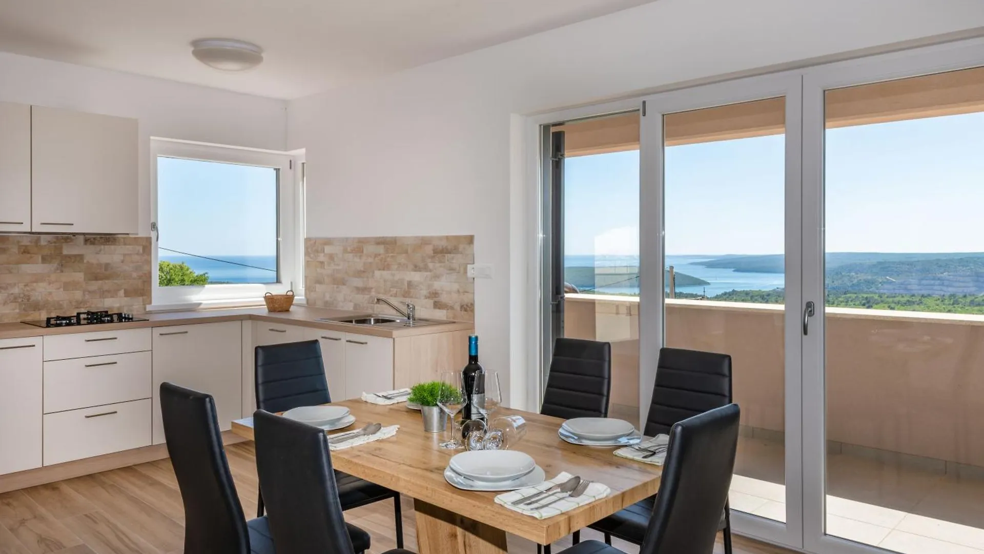 Villa Ema, A Beautiful Villa With A Wonderful View Of The Sea Stanisovi 0*,